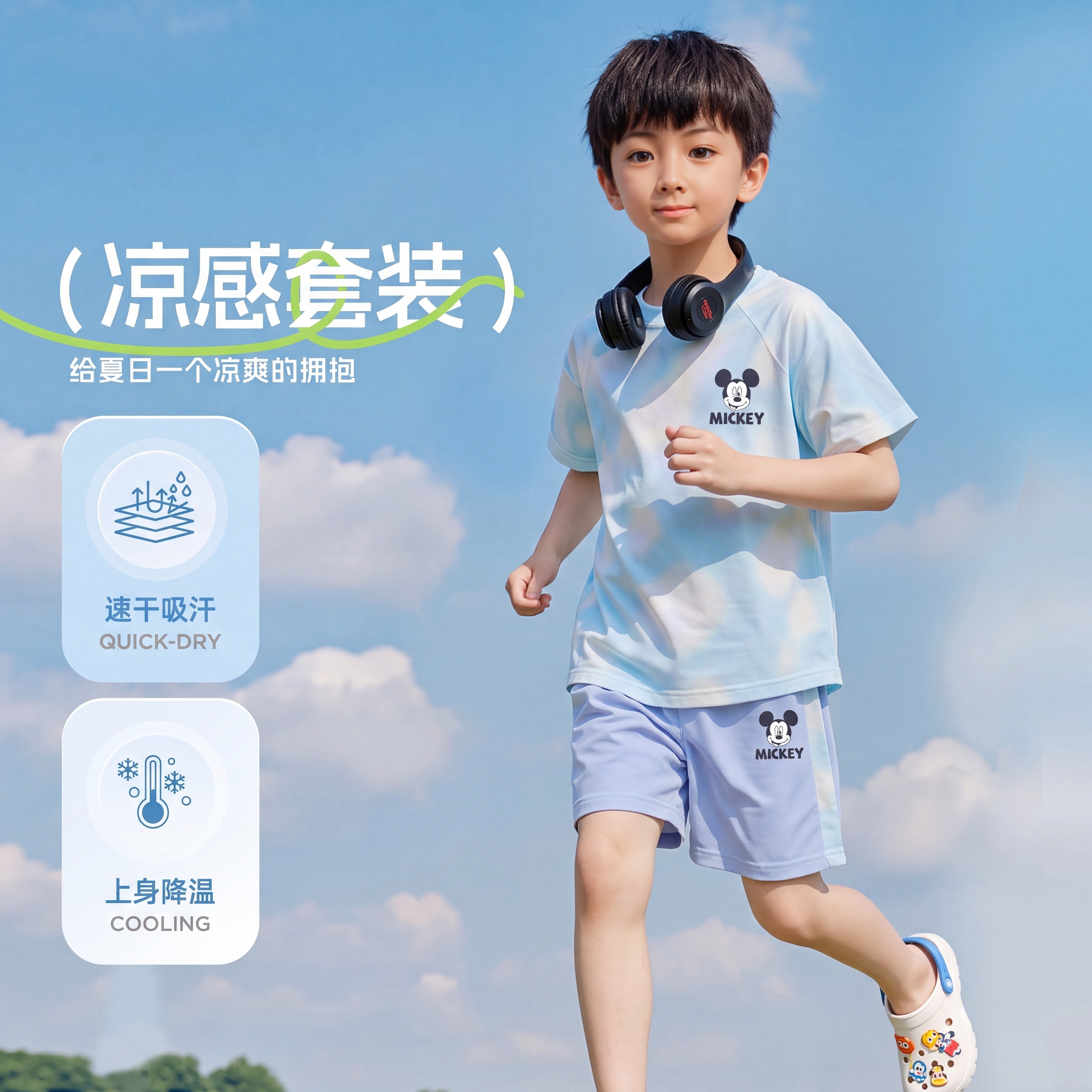 男童夏季溯溪套装